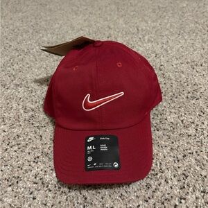 Nike Crimson Cap with Logo